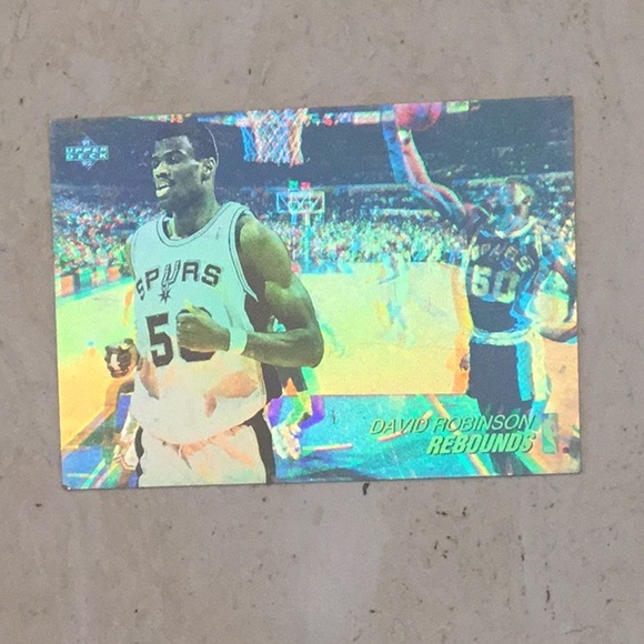 David Robinson 1992 - 93 Basketball Cards NBA Fleer Upper Deck Lot Of 6 Card - Picture 9 of 16